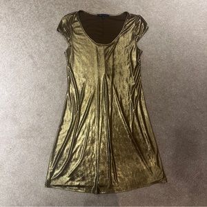 Bluheaven dress short gold size m
